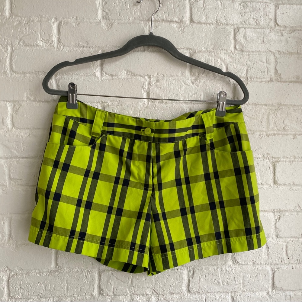 Adidas Like New Plaid Shorts Sz 8